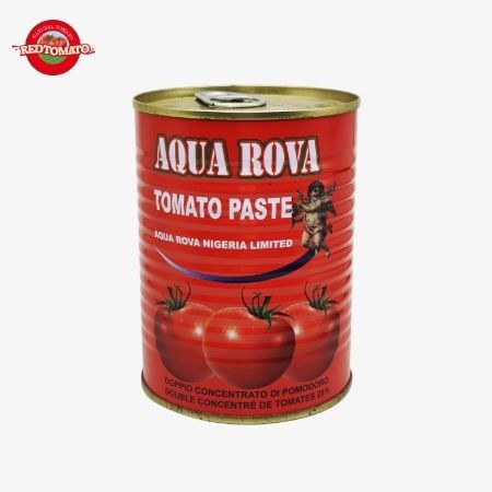 425g Pasta de tomate enlatada con tapa fácilmente abierta 30%-100% de pureza