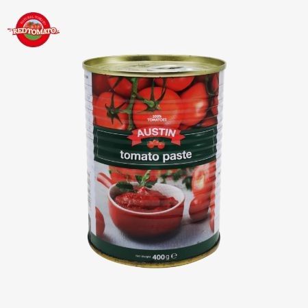 425g Pasta de tomate enlatada con tapa fácilmente abierta 30%-100% de pureza