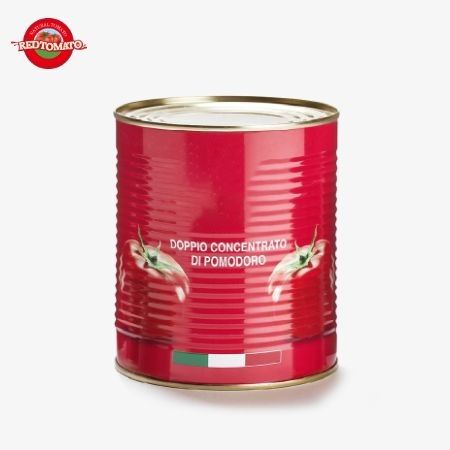 850 g de pasta de tomate enlatada para mejorar el perfil de sabor en sopas y guisos