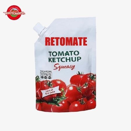 Fabrica Produce OEM Sachet Ketchup 200g Condimento para hamburguesas y sándwiches Precio de fábrica