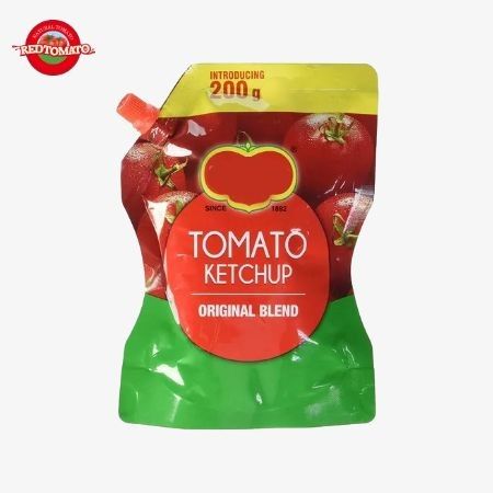 Fabrica Produce OEM Sachet Ketchup 200g Condimento para hamburguesas y sándwiches Precio de fábrica