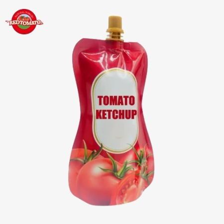 1% Brix 210g Sachet Ketchup, sabor natural puro perfecto para salsa de salsa frita.