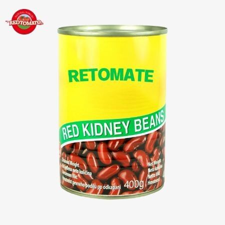 Pura natural enlatada de frijoles rojos en salmuera 400g con un delicioso sabor salado