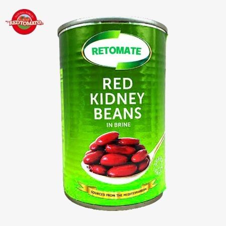 Pura natural enlatada de frijoles rojos en salmuera 400g con un delicioso sabor salado