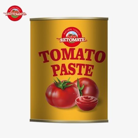 La pasta de tomate enlatada de 198g cumple con las normas ISO HACCP y BRC reconocidas por la FDA