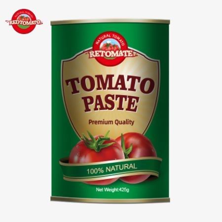 Las latas de pasta de tomate de 425 g cumplen con las normas mundiales establecidas por ISO HACCP BRC y FDA Regulaciones