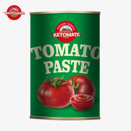 La pasta de tomate enlatada de 425 g cumple con las normas mundiales establecidas por las regulaciones ISO HACCP BRC y FDA