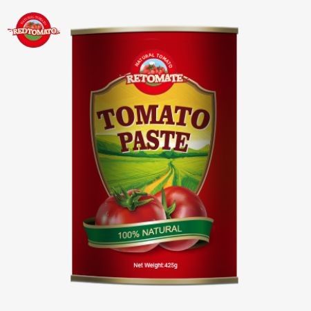 La pasta de tomate enlatada de 425g cumple con las normas globales establecidas por ISO HACCP BRC y FDA Regulaciones