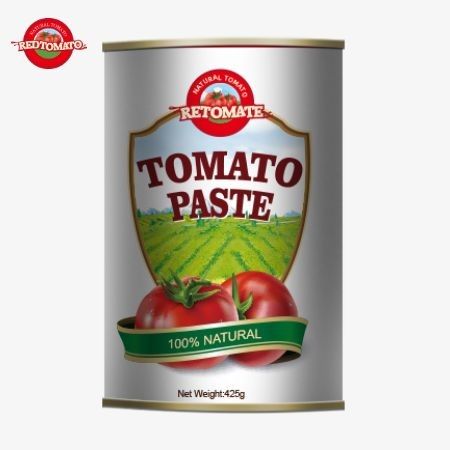 La pasta de tomate enlatada de 425g cumple con los estándares globales establecidos por ISO HACCP BRC y el Reglamento de la FDA