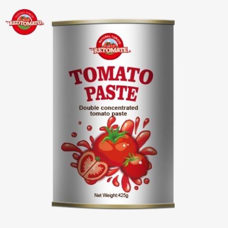 La pasta de tomate enlatada de 425g cumple con los estándares globales establecidos por las regulaciones ISO HACCP BRC y FDA.