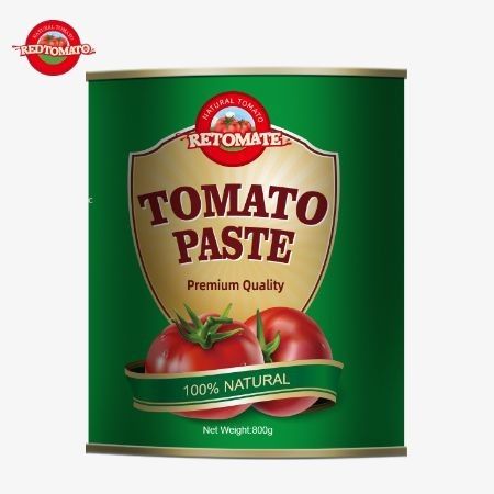 Nuestra pasta de tomate enlatada de 800g cumple rigurosamente con numerosos estándares internacionales de calidad y seguridad.