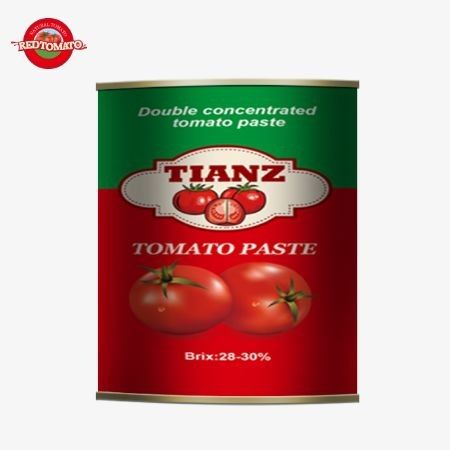 3 kg de salsa de pasta de tomate enlatada con 28-30% de Brix al mejor precio de fábrica