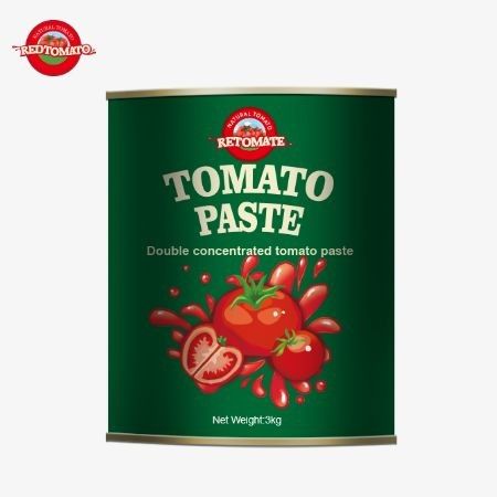 Nuestra pasta de tomate enlatada de 3 kg cumple con los estándares de producción establecidos por ISO HACCP BRC y FDA