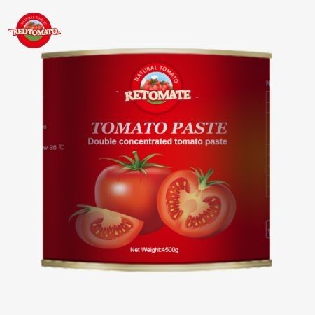Pasta de tomate de calidad superior para 2024 en bolsas de 4500 g cada una con una concentración de 28-30 Brix