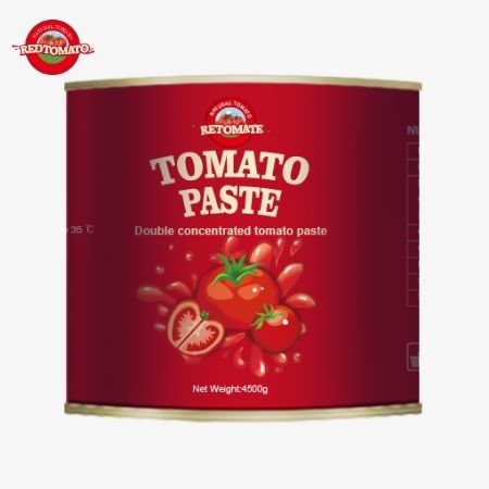 Pasta de tomate de 2024 de alta calidad, envasada en bolsas a granel de 4500 g con una concentración de 28-30 Brix