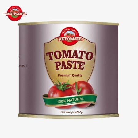 Nuevo para 2024: 4,5 kg de pasta de tomate orgánica aseptica fácil de abrir, con una concentración doble de 28-30% de Brix