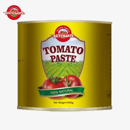 Nuevo para 2024: Introducción de 4,5 kg de pasta de tomate orgánica aseptica fácilmente abierta con una concentración doble de 28-30% de Brix