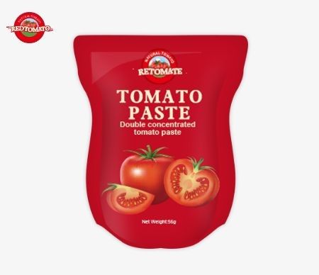 La pasta de tomate de bolsillo, disponible en tamaños de 56 y 70 g ofrece un producto puro sin aditivos.
