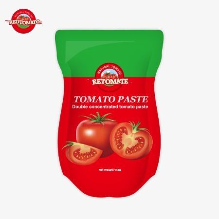 140g de pasta de tomate agrio y dulce, disponible en un 22% a 30% de pureza