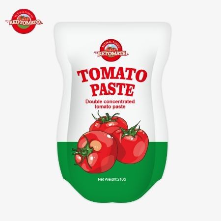 La pasta de tomate de 210g cumple con las normas de producción ISO HACCP BRC y FDA