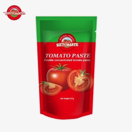 Pasta de tomate ISO 227g Triple pasta de tomate concentrada con niveles de pureza del 30% al 100%