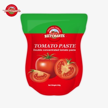 Conveniente y sabroso La bolsa de 340 gramos de pasta de tomate rojo ofrece una experiencia culinaria deliciosa