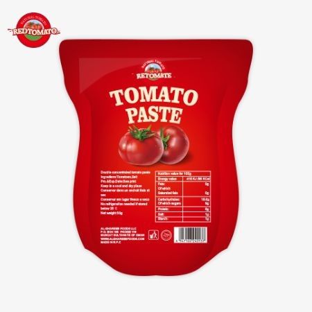 La bolsa de pasta de tomate de 340 g cumple con los precios de fábrica de ISO, HACCP y BRC