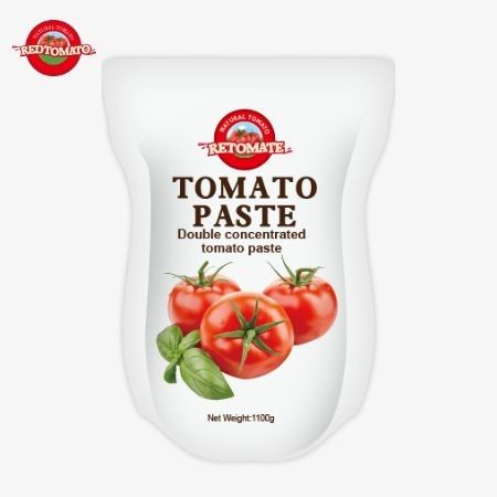 1100g de pasta de tomate cumple con las normas ISO HACCP y BRC para el cumplimiento de los precios de fábrica
