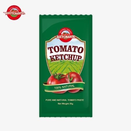 Tomate en bolsas pequeñas 30g sabor dulce y agrio sabor natural puro ISO HACCP BRC FDAl estándares