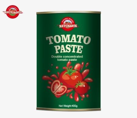 400g de pasta de tomate puede cumplir con las normas de producción ISO HACCP BRC y FDA