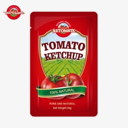 Factory Custom 50g S Sachet Ketchup para proporcionar la certificación ISO HACCP de la FDA más vendido en el mundo