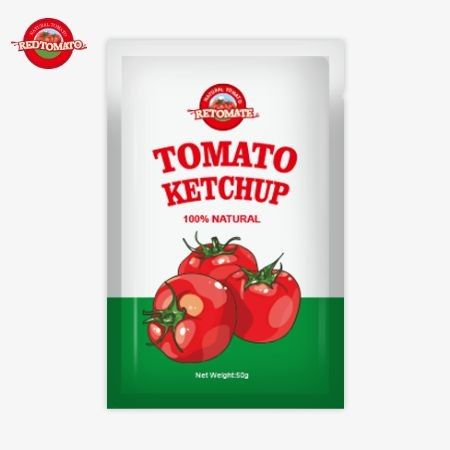 China Factory Direct OEM Premium 50g Bolsa pequeña de ketchup Precio de fábrica Ventas directas