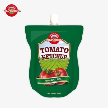 Producimos bolsas de ketchup de 140 gramos que cumplen con las normas internacionales disponibles a precios de fábrica.