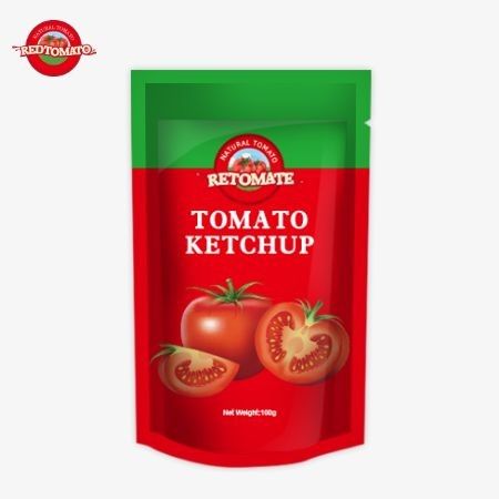 Producimos bolsas de 140 gramos de ketchup que cumplen con los estándares internacionales y están disponibles a precios de fábrica.