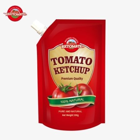 OEM 200g sachet de ketchup con sabor natural puro perfecto para el precio de fábrica en China