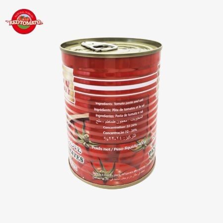 MAAN 400 g de doble concentrado de pasta de tomate enlatada Brix22-24% Marca personalizable disponible