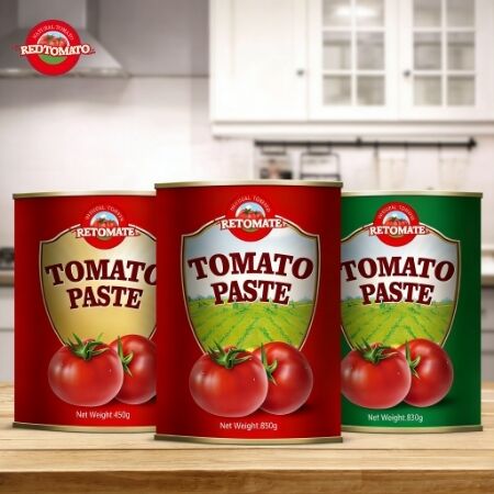 Concentrado de pasta de tomate enlatada de alta calidad 28/30% Brix 850g - Certificado ISO, HACCP, BRC, FDA