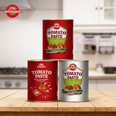 Pasta de tomate en lata de 1000g Premium con 28-30% de Brix y certificaciones ISO, HACCP, BRC, FDA
