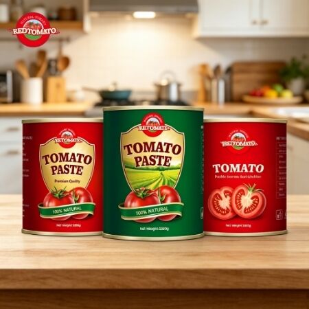 2200g Halal Certified Canned Tomato Paste Concentrate with 28-30% Brix for Premium Culinary Use