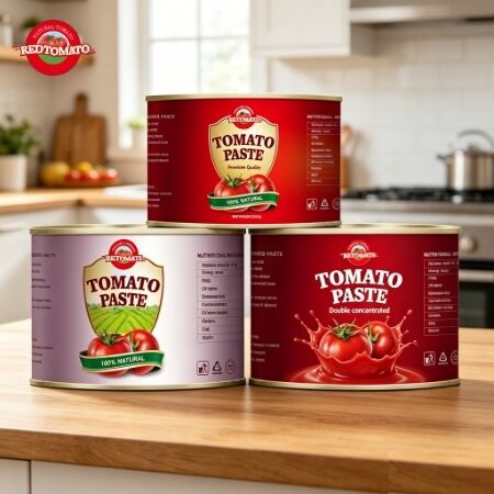 Pasta de tomate enlatada de 2200g con 28-30% de Brix y certificación ISO, HACCP, BRC, FDA para calidad superior