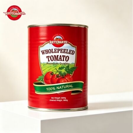 Vine Ripened Whole Peeled Tomatoes 3000g Thick Juice Filling 6 Cans Export Pack