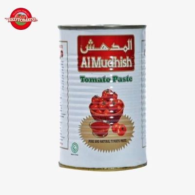 No hay aditivos Pasta de tomate enlatada 4500g Todo natural 30%-100% de pureza