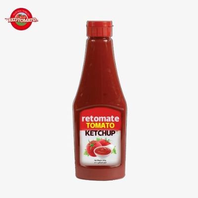 Botella de ketchup dulce y agrio 500g Condimento de sabor natural puro
