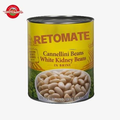 ISO de frijoles blancos enlatados, 3000 gramos de deliciosos frijoles en salmuera