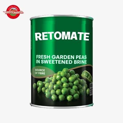 3 kg de guisantes verdes enlatados Certificado ISO con un delicioso sabor salado