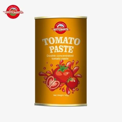 QS Nuestra recientemente mejorada pasta de tomate enlatada de 140 g con una tapa fácil de abrir