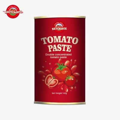 140 g de pasta de tomate enlatada con certificación QS excepcionalmente conveniente mejorada