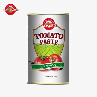 140g de pasta de tomate de calidad superior conveniente y fácil de abrir