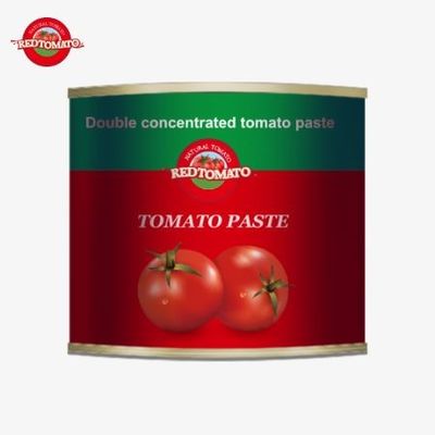 210g de pasta de tomate enlatada cumple con las normas de seguridad alimentaria reconocidas a nivel mundial, incluidas la FDA, ISO HACCP y BRC