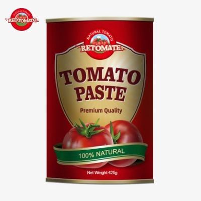 La fabricación de las latas de pasta de tomate de 425 gramos cumple con las normas internacionales establecidas por ISO HACCP BRC y FDA